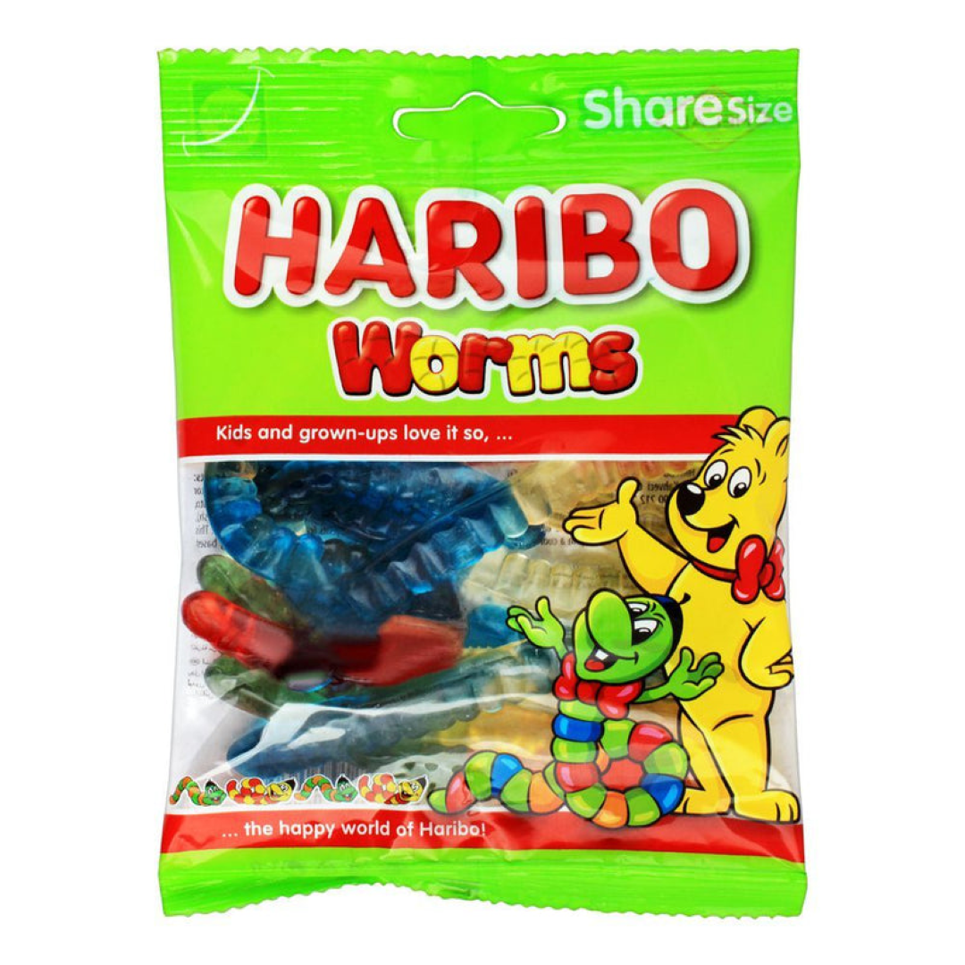 HARIBO WORMS 80G